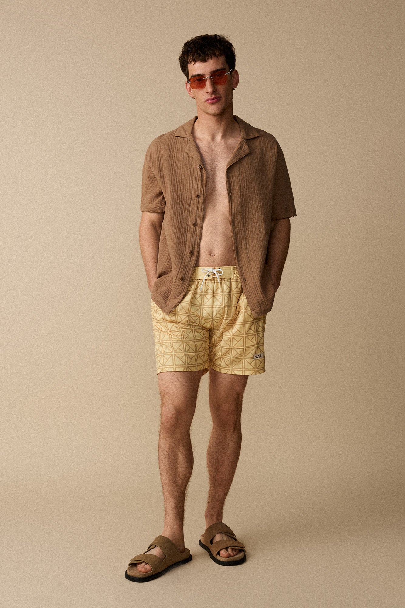 Chemise à manches courtes - Sable - Boutique