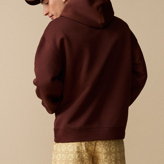 Coton ouaté à capuche unisexe - Cacao - Boutique