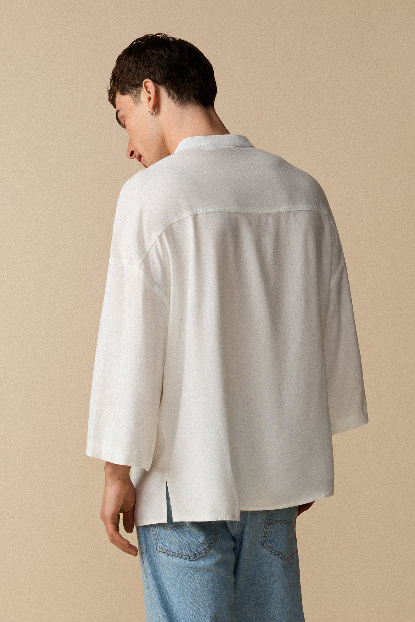 Chemise à manches mi-longues - Coton - Boutique