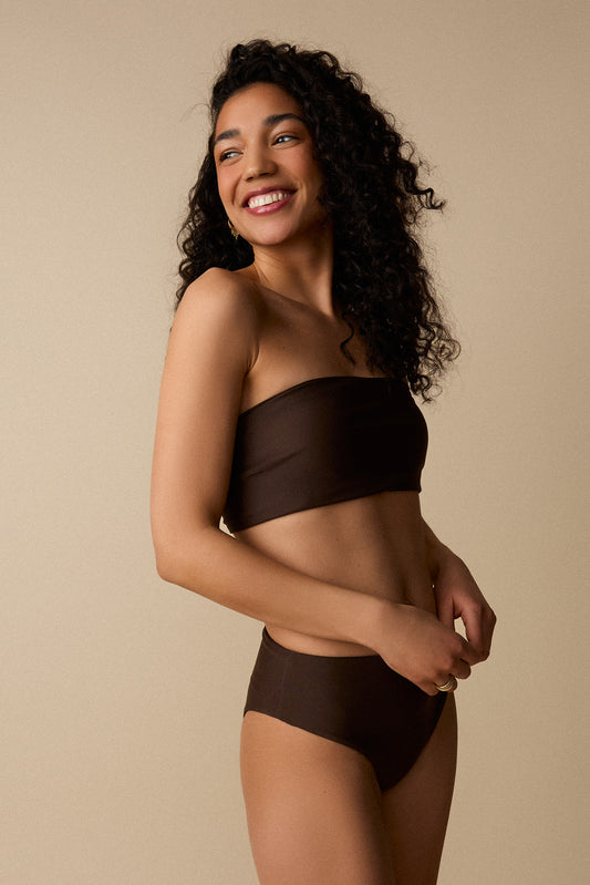 Haut de maillot bandeau à nouer - Boutique