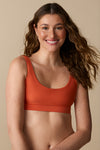 Haut de maillot bralette - Abricot - Boutique