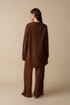 Chemise à manches longues - Cacao - Boutique