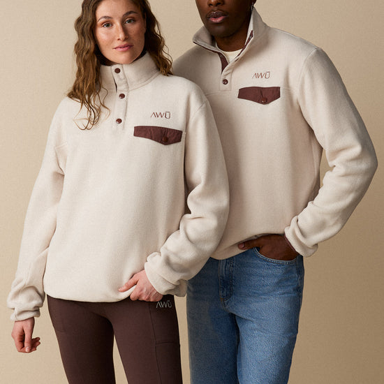 Chandail polaire unisexe - Écru - Boutique