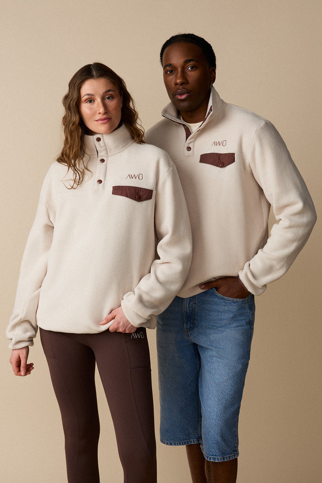 Chandail polaire unisexe - Écru - Boutique