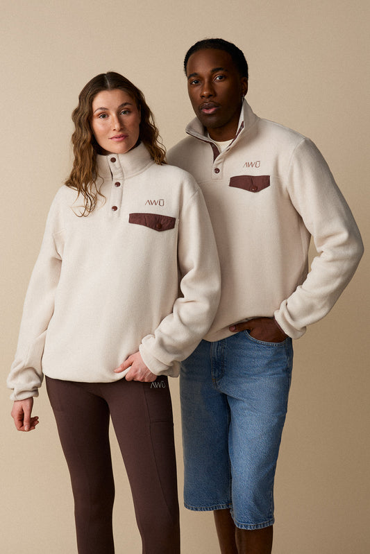 Chandail polaire unisexe - Écru - Boutique