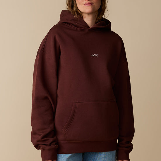 Coton ouaté à capuche unisexe - Cacao - Boutique