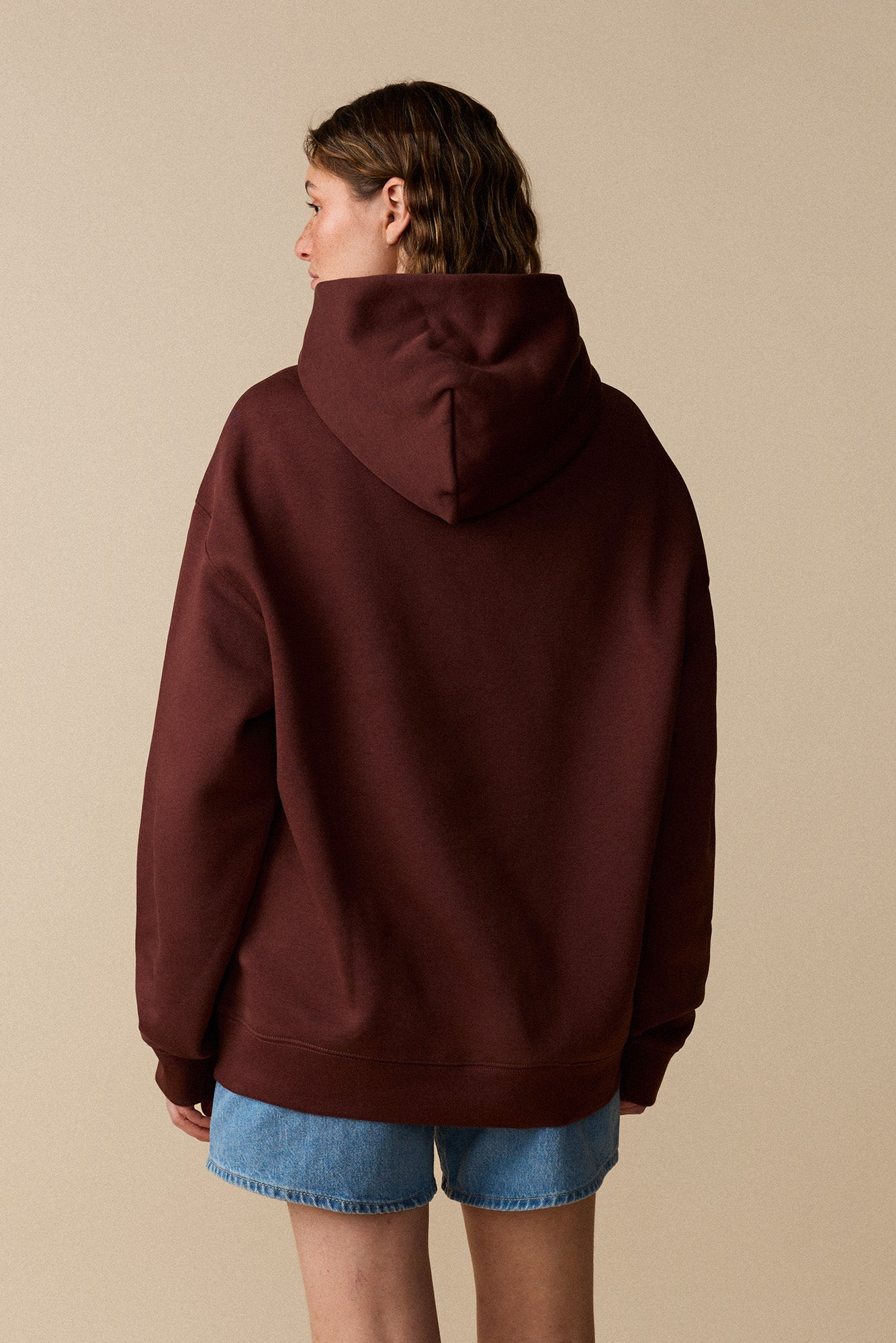 Coton ouaté à capuche unisexe - Cacao - Boutique