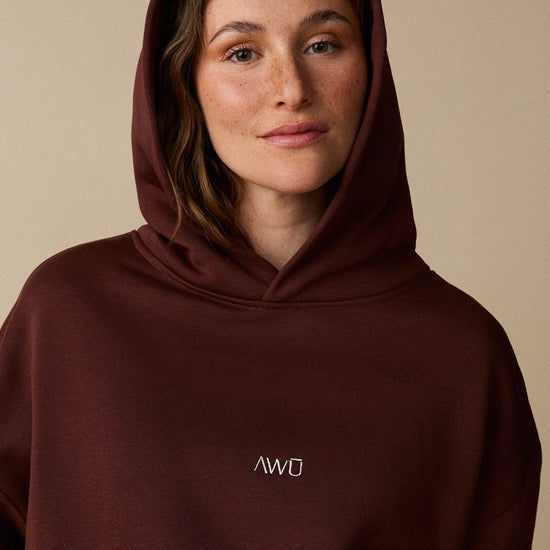 Coton ouaté à capuche unisexe - Cacao - Boutique