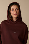 Coton ouaté à capuche unisexe - Cacao - Boutique