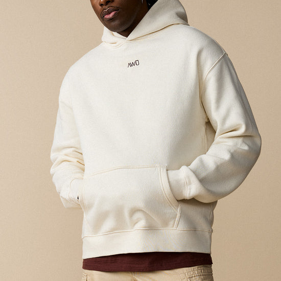 Coton ouaté à capuche unisexe - Écru - Boutique