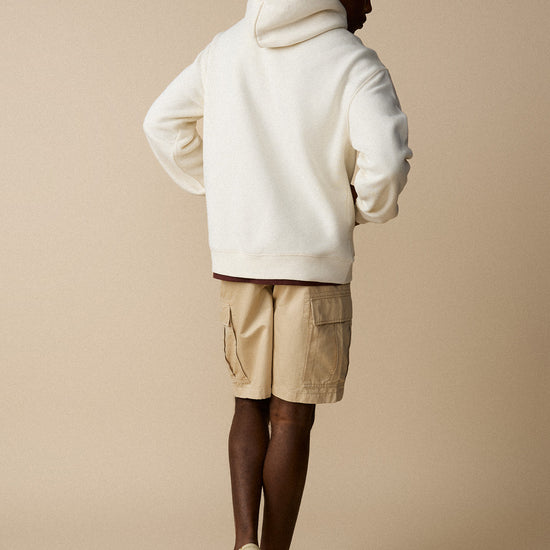 Coton ouaté à capuche unisexe - Écru - Boutique
