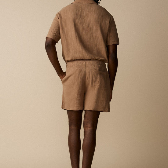 Chemise à manches courtes - Sable - Boutique