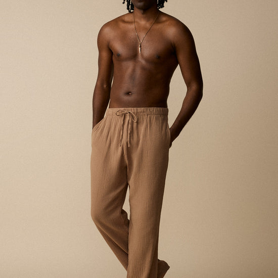 Pantalon ample - Sable - Boutique
