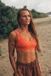 Haut de maillot bralette Abricot - Boutique